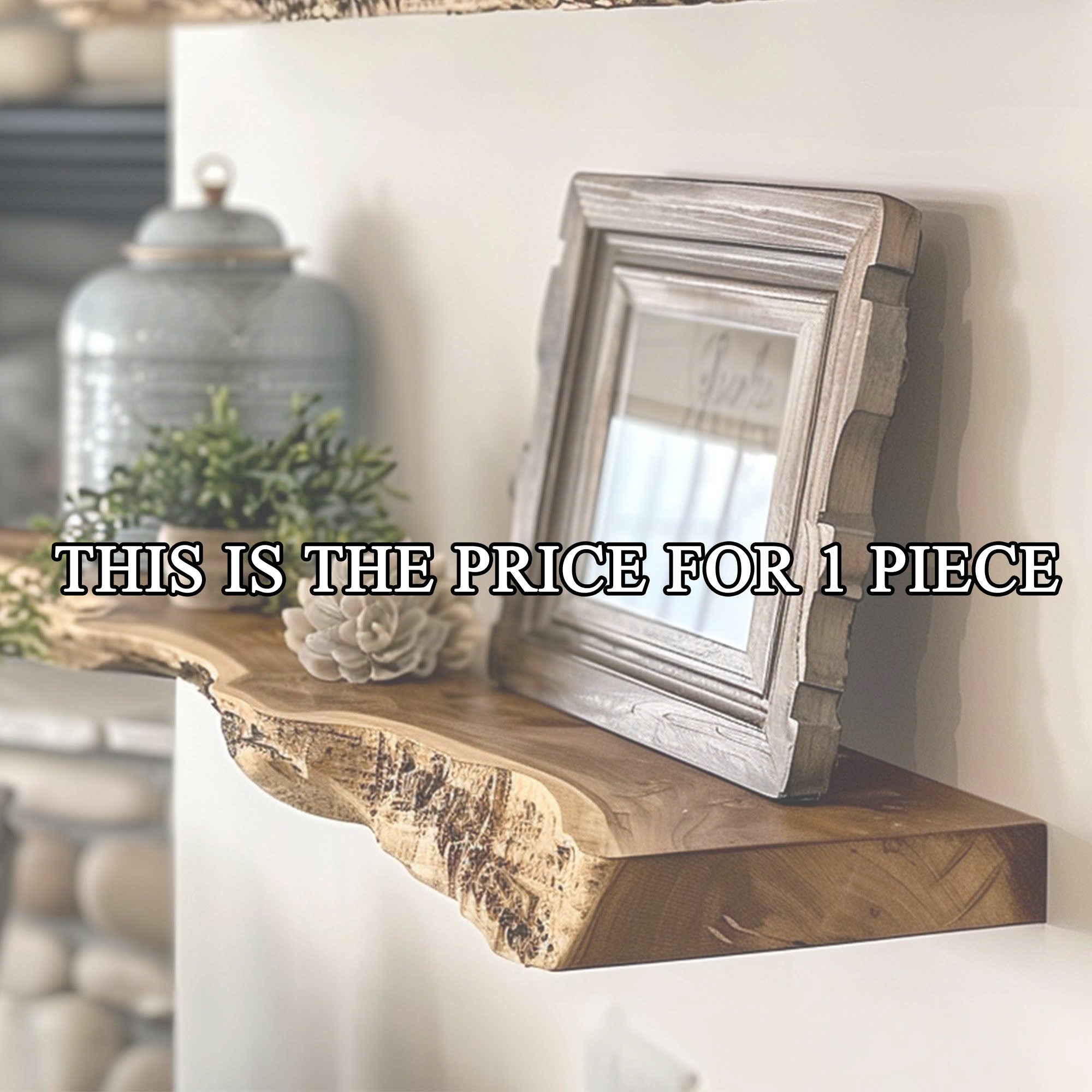 Farmhouse Floating Shelves Live Edge