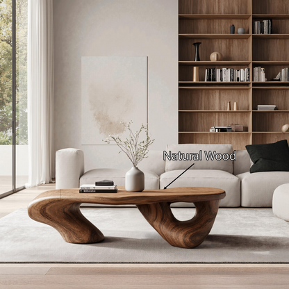 Handcrafted Low Table For Functional Room Setup